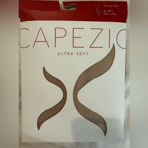 Capezio Women's Ultra Soft Transition Tight stirrup light suntan Large XL